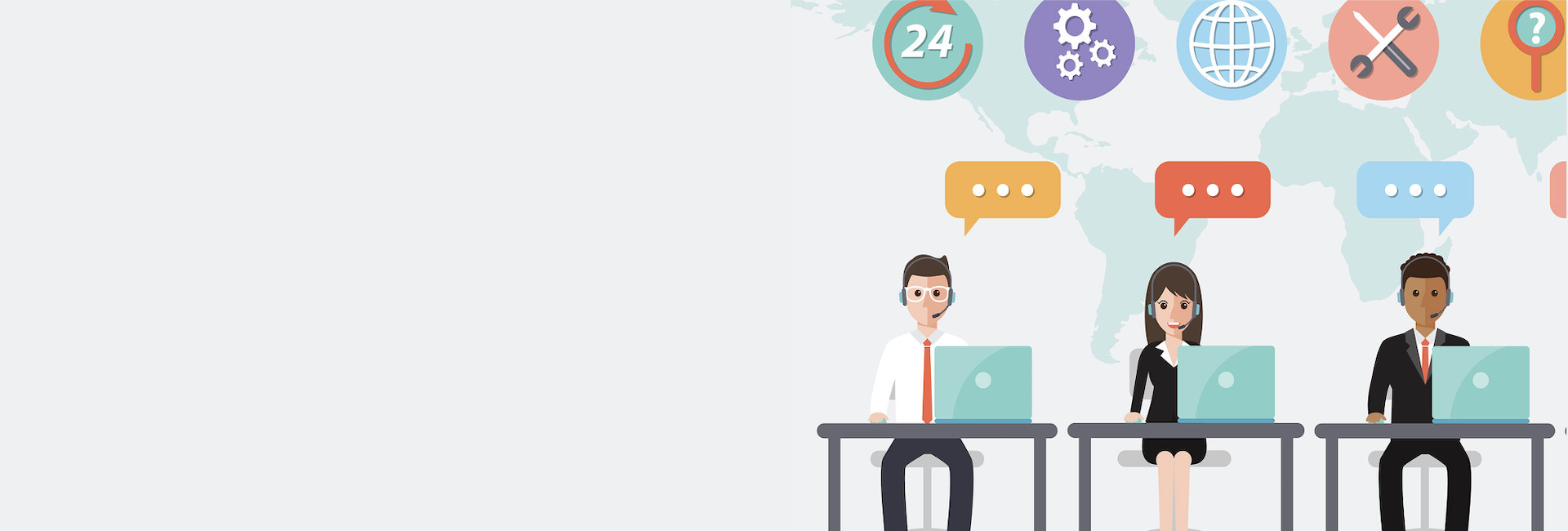 Centralised contact center